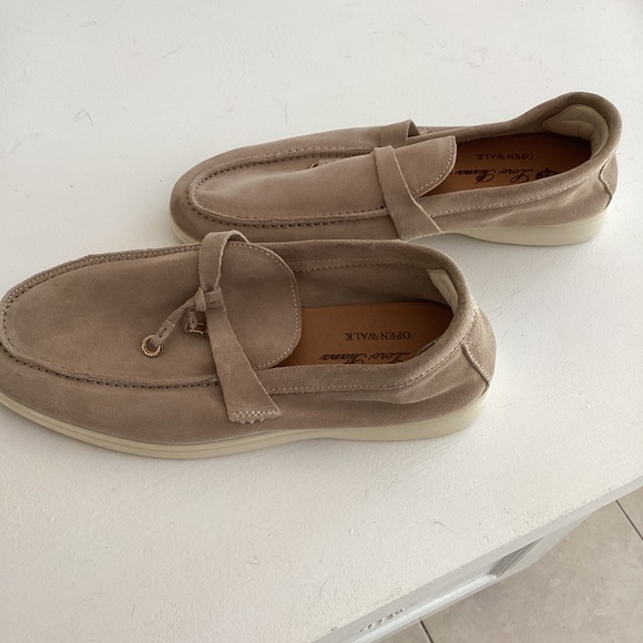 Tan Suede LP Openwalk Moccasins size 40 - Picture 3 of 8